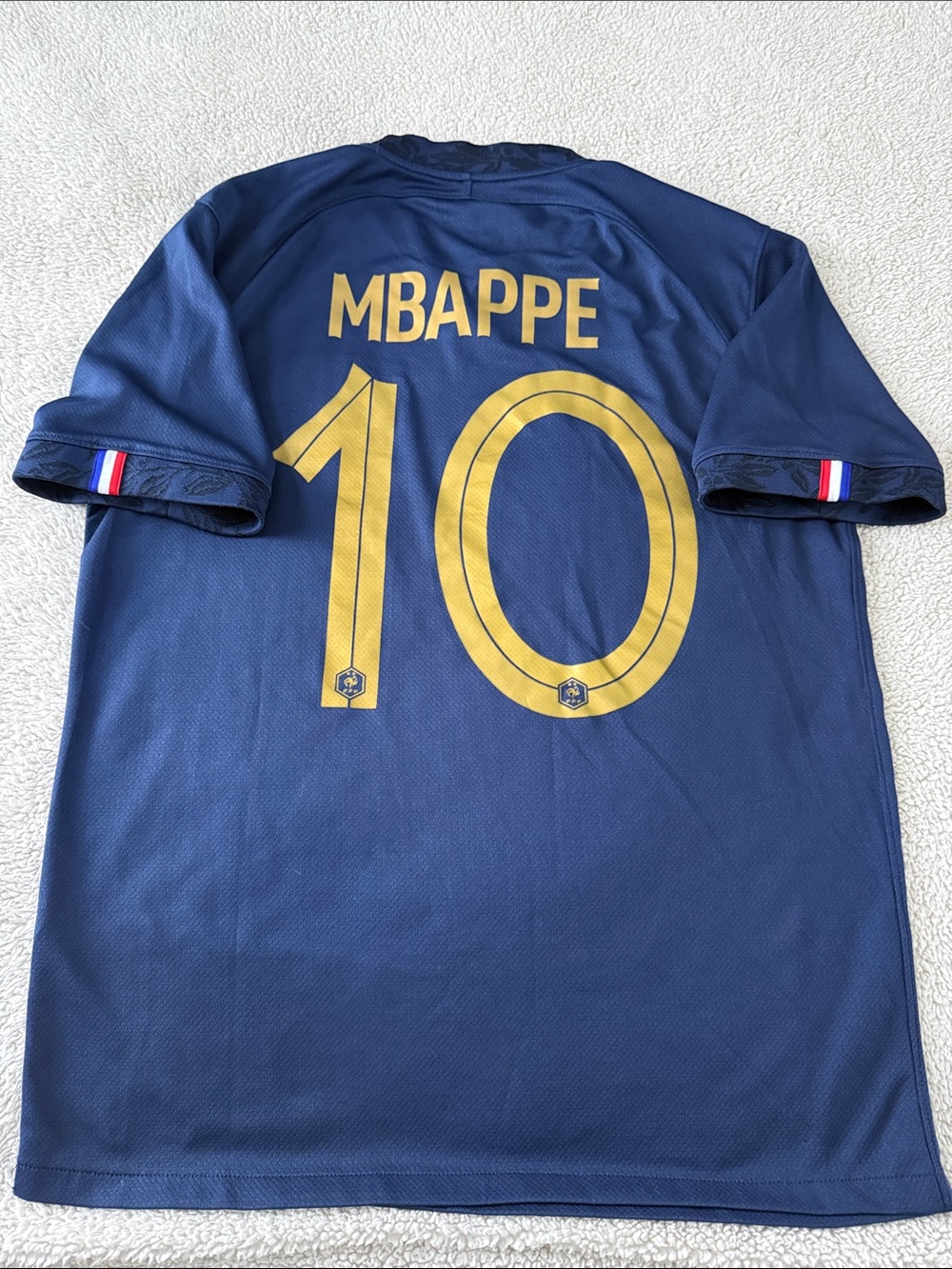 France 🇫🇷 #10 Kylian Mbappe 2022 FIFA World Cup Edition Home Nike Jersey